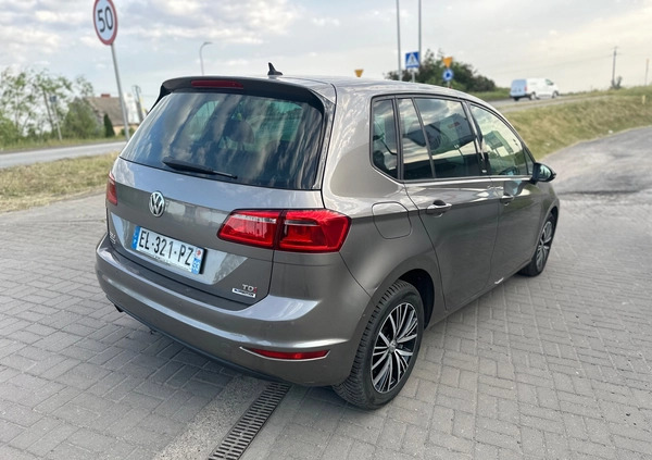 Volkswagen Golf Sportsvan cena 34700 przebieg: 254940, rok produkcji 2017 z Leszno małe 277